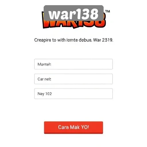 Cara Daftar dan Memulai Permainan di War138